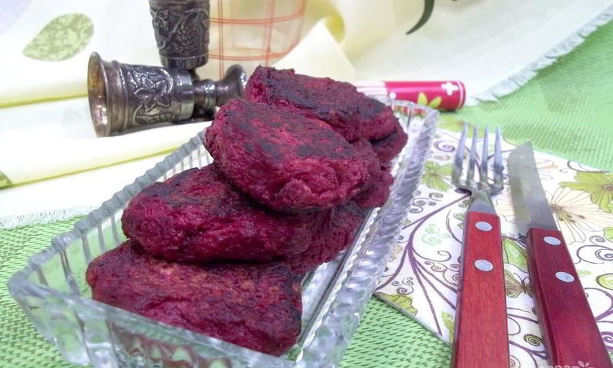 Рецепт свекольных оладий