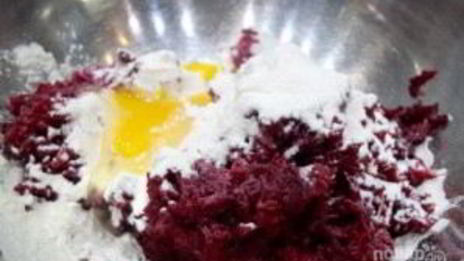 свекольные оладьи