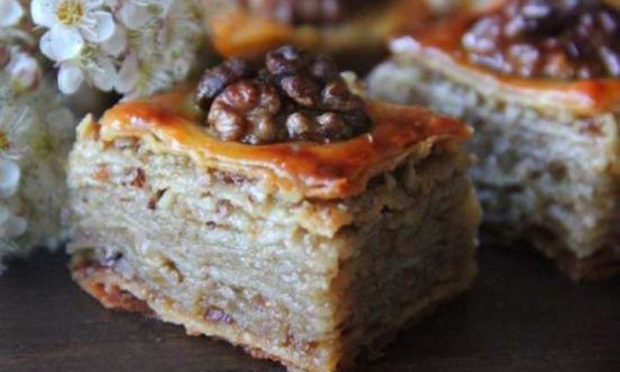 Рецепт пахлавы медовой с орехами