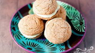 Имбирное печенье с кремом