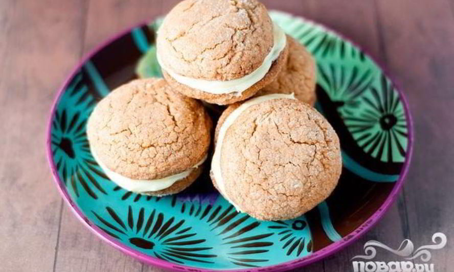 Рецепт имбирного печенья с кремом