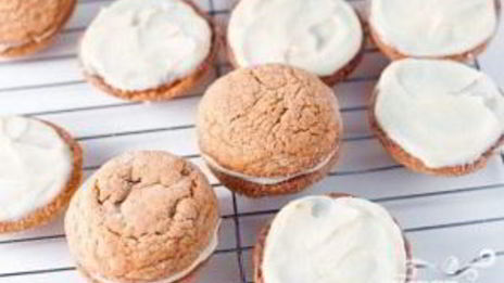 имбирное печенье с кремом