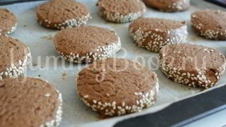 кофейно-шоколадное печенье