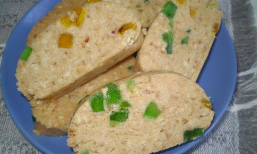 Рецепт колбаски из печенья