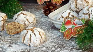 Миндальное печенье Снежные вершины