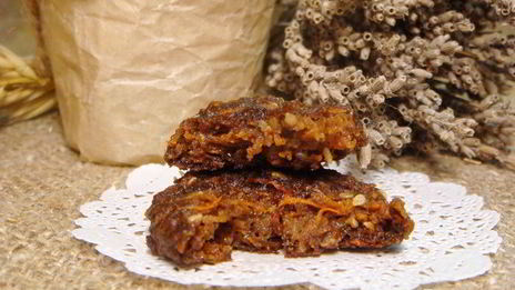 морковное печенье на ржаной муке