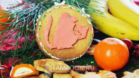 новогоднее печенье огненная обезьяна