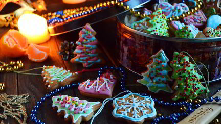 Новогоднее печенье