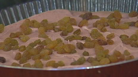 ореховое печенье с изюмом