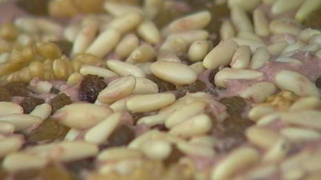 ореховое печенье с изюмом