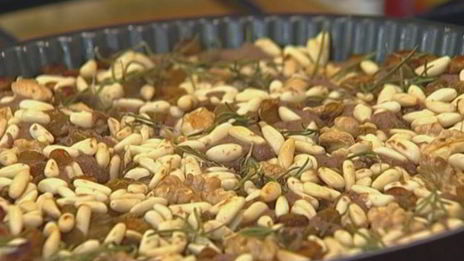 ореховое печенье с изюмом