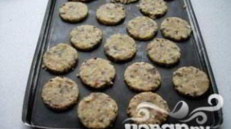 овсяное печенье с миндалем и шоколадом