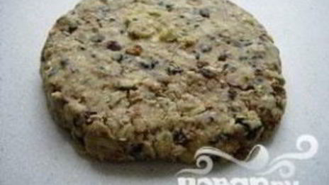 овсяное печенье с миндалем и шоколадом