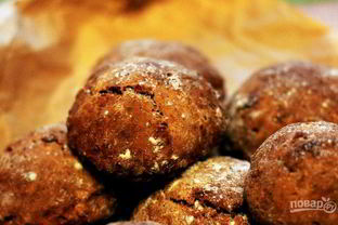 Овсяные печенья с бананом