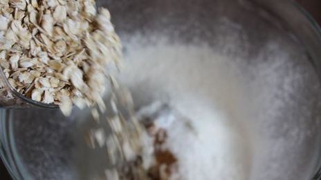 овсяные печенья с клубникой