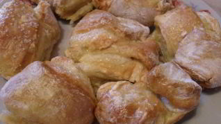 Печенье белые розы