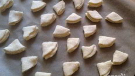 печенье гусиные лапки с творогом