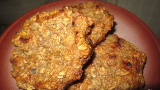 Печенье из банана и овсянки