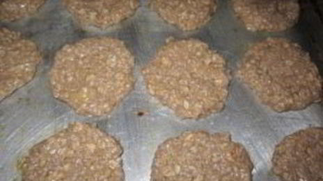 печенье из банана и овсянки