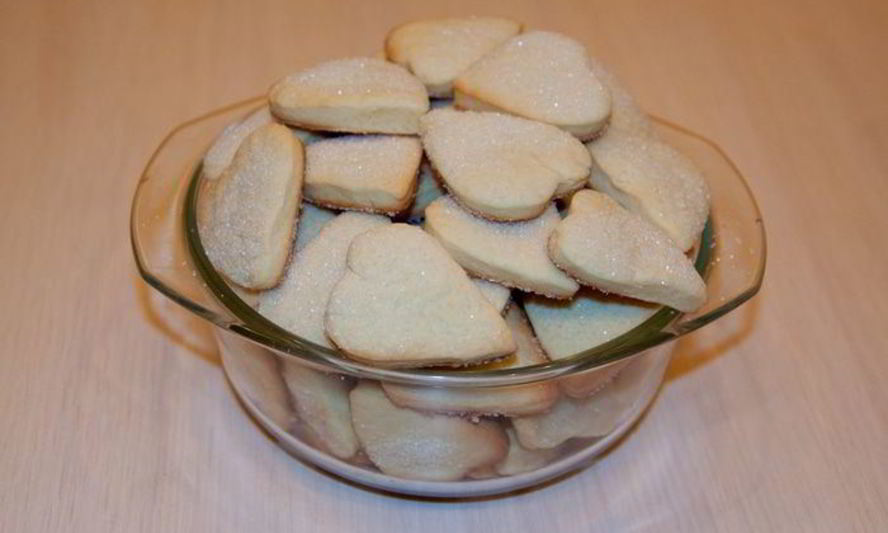 Рецепт печенья песочные сердечки