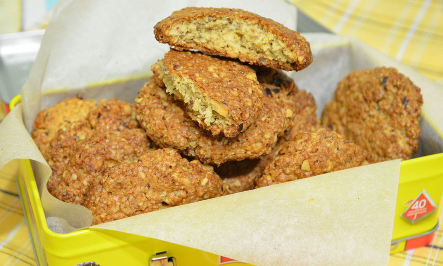 Рецепт печенья с геркулесом и фундуком