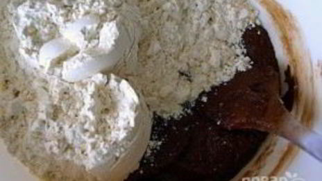 печенье с карамелью в шоколаде