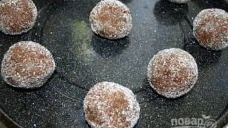 печенье с карамелью в шоколаде