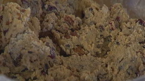 печенье с клюквой и орехами пекан