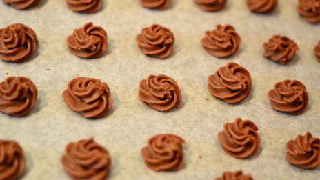 печенье с кремом шоколадный поцелуй