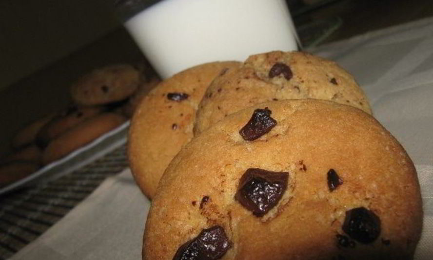 Рецепт печенья с кусочками шоколада cookies with chocolate chips