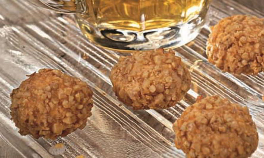 Рецепт сырного печенья с грецкими орехами