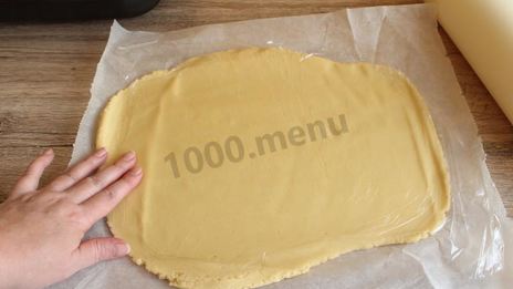 тертое печенье с вареньем