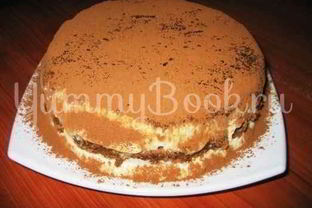 Тирамису с печеньем Дамские пальчики