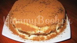 Тирамису с печеньем Дамские пальчики