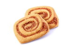 Творожное печенье с орехами