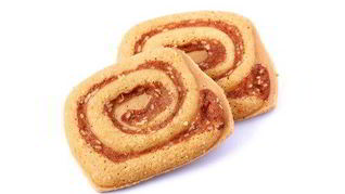 Творожное печенье с орехами