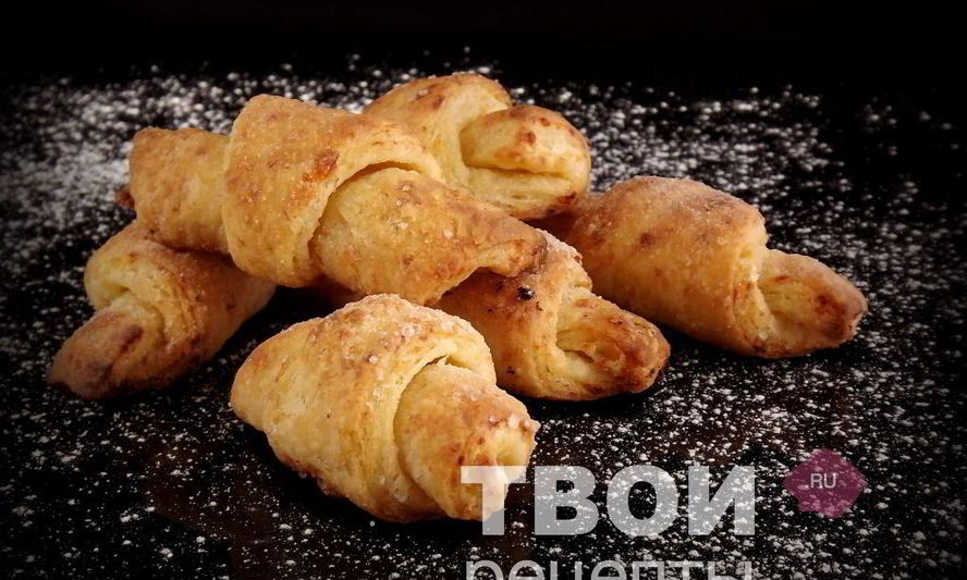 Рецепт творожных рогаликов
