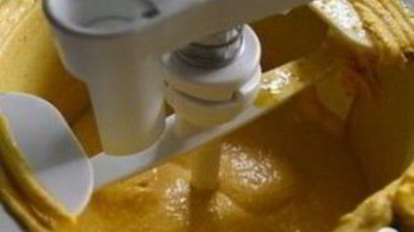 тыквенное мороженое с печеньем