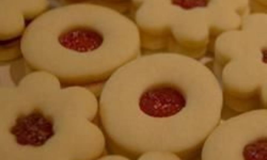 Рецепт венского песочного печенья с вареньем