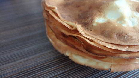 блинчатый пирог с курицей и грибами