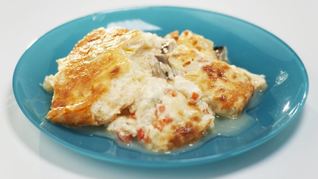 Быстрый пирог с овощами