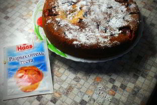 Быстрый пирог со сливами