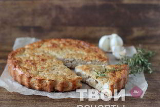 Диетический пирог с курицей