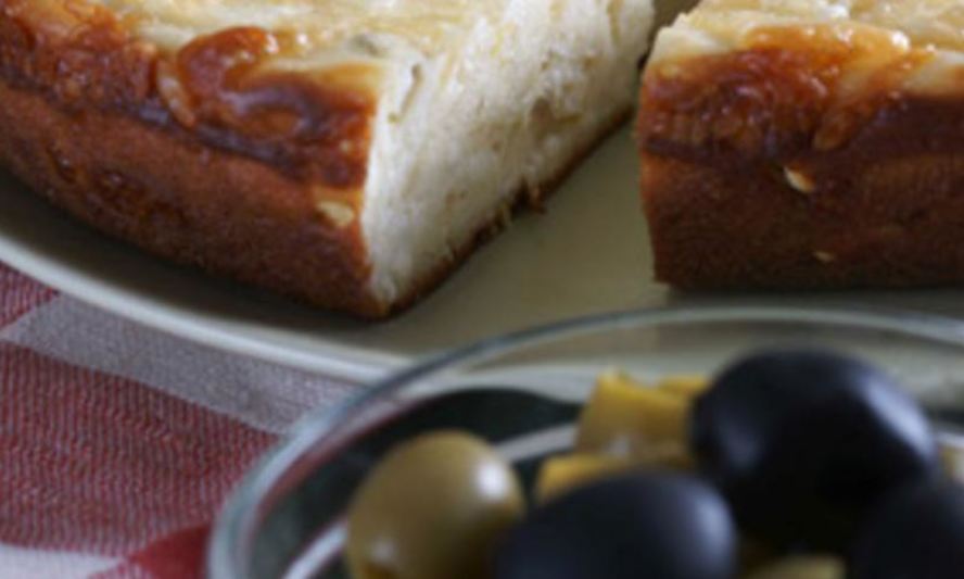 Рецепт греческого пирога с луком и сыром
