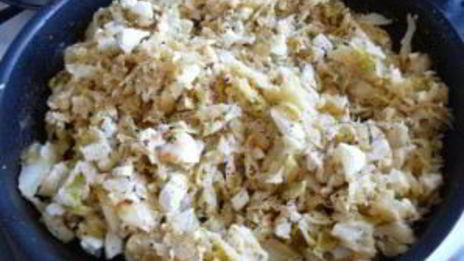 капустный пирог с яйцом