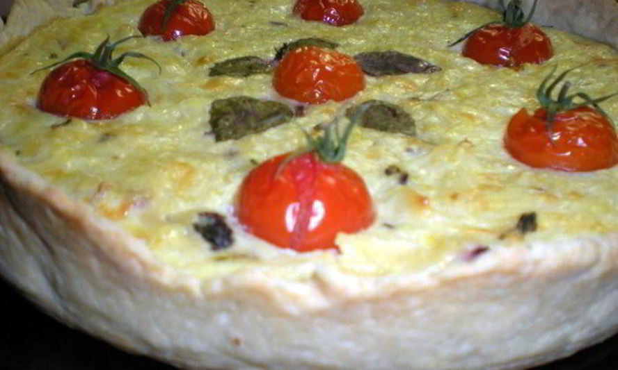 Рецепт киша с кабачком и картофелем