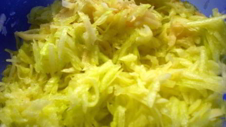 киш с кабачком и картофелем