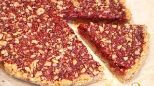 Клюквенно-ореховый пирог