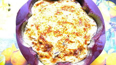 кукурузно-творожный пудинг-пирог с сухофруктами