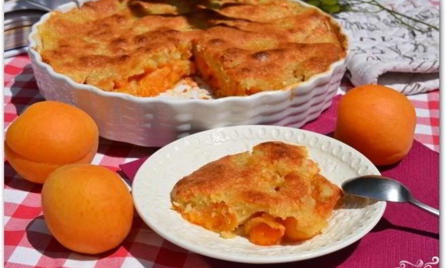 Рецепт миндального пирога с абрикосами